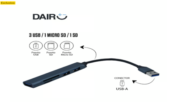 Adaptador Multipuerto tipo USB